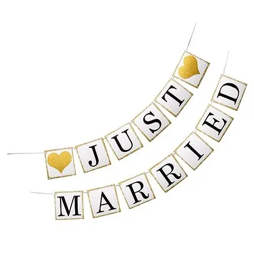 Produktbild: BESTOYARD 2 Stück Teiliges Glitzer Herz Banner für Hochzeiten Liebe Herz Druck Wimpel Girlande zur Dekoration von Räumen und Partys für Hochzeitsfeiern und Erinnerungsfotos