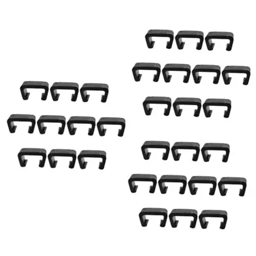 Produktbild: BESTOYARD 3 Sätze Möbelclip Sofamöbel-Clips Außenbereich Terrassensofa Sofa Im Freien Möbelklammern Sofa-Clips Rattanstuhl Rattan-Sofa Gartensofa Gartenmöbel Clips Black Plastik 10 Stück * 3