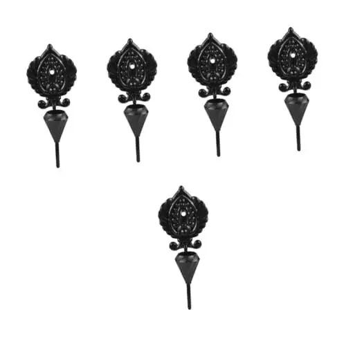 Produktbild: BESTOYARD 5st Kerzenhalter Zum Aufhängen An Der Wand Kerzenständer- Hängende Leuchter Heimdekoration Dekorativer Kerzenständer Wandkerzenhalter Wandkerzenständer Wandkunst Black Metall