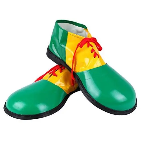 Produktbild: BESTOYARD Clown Schuhe Weihnachten Party Kostüm Stiefel Clown Schuhüberzieher für Frauen Männer (Grün)