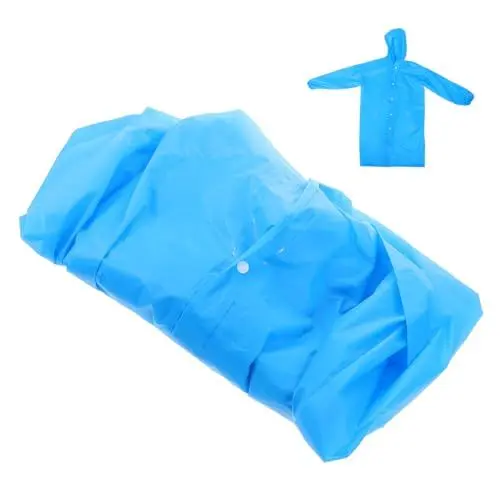 Produktbild: BESTOYARD Langer Wiederverwendbarer Regenmantel Für Erwachsene Mit Kapuze Leicht Für Outdoor-aktivitäten Zum Wandern Oder Camping
