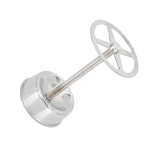 Produktbild: BESTOYARD Zahnpasta-Halter aus Edelstahl Presse automatisch tragbar Badezimmer Zahnbürstenhalter süß Regale Easy putz cupholder WC-Aufbewahrungsregal Zahnpastaständer Rostfreier Stahl Silver