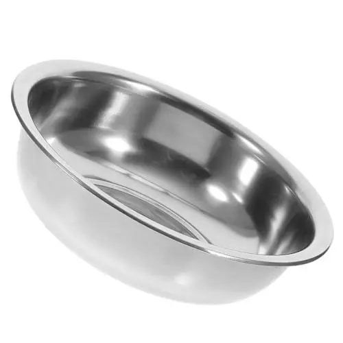 Produktbild: BESTOYARD große Edelstahlschüssel edelstahlschüsseln edelstahlnapf bad waschbecken große Waschschüssel medizinisches Becken große Schüssel Rührschüsseln für Salat Rostfreier Stahl Silver