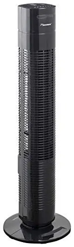Produktbild: Bestron Turmventilator mit Schwenkfunktion, Timer und Fernbedienung, Höhe: 78 cm, Summer Breeze, 35 Watt, Schwarz