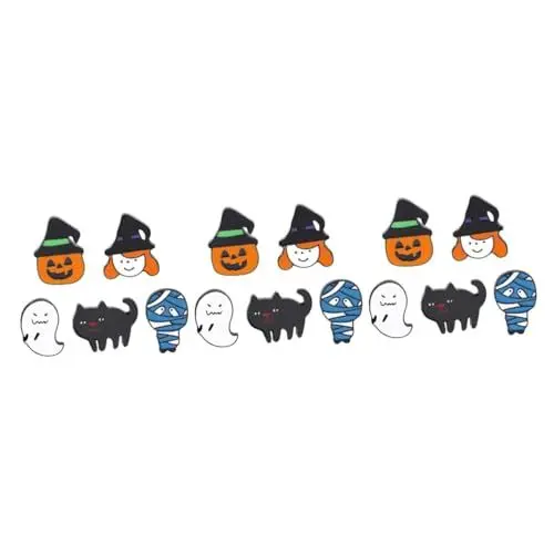 Produktbild: BESTYASH 15 Stk Halloween-brosche Party Broschennadeln Süßes Oder Saures Pinata-füller Kürbis-brosche Broch Halloween-emaille-abzeichen Gruselige Brosche Stilvolle Brosche