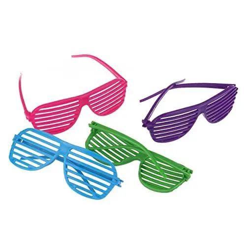 Produktbild: BESTYASH Einzigartige Blind Shutter-brillen – 15 Stück Übergroße Party-brillen Stilvoll Und Bequem Zu Tragen