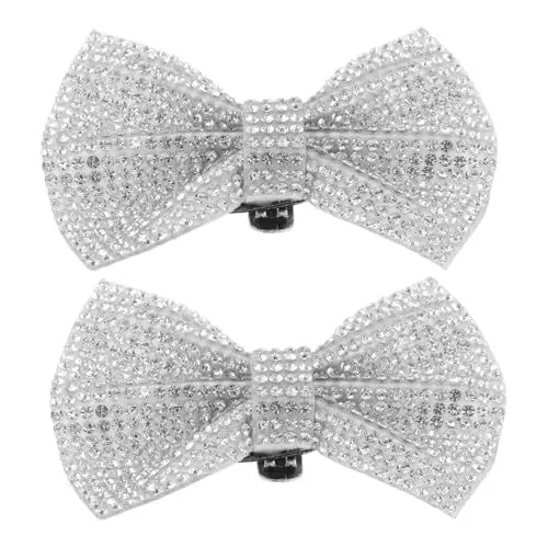 Produktbild: BESTYASH Schuhclips Mit Schleife Schuhclips Mit Kristallschleife Für Hochzeitsschuhe Abnehmbare Schuhverzierung