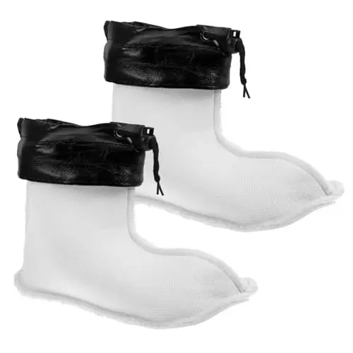 Produktbild: BESTYASH 1 Paar Regenstiefelfutter warme Stiefelsocken Stiefeleinlagen Socken thermoeinlegesohle Winterstiefel-Innenfutter Stiefeleinlagen für Gummistiefel Regenstiefelsocken Stoff