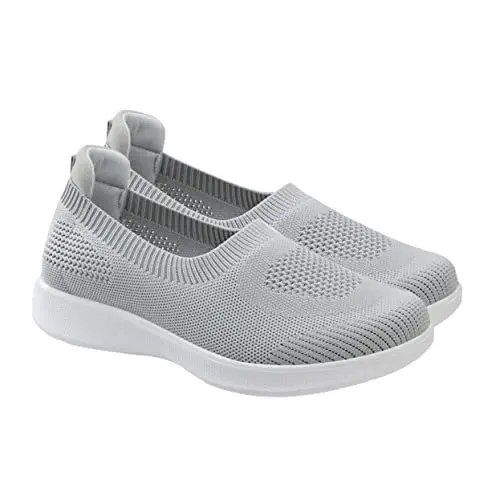 Produktbild: BESTYASH 1 Paar Seniorenschuhe Bequeme Robuste Wanderschuhe Mesh-Sneaker Für Damen Atmungsaktive Mesh-Schuhe Für Outdoor-Urlaub Freizeit Tägliches Gehen Einkaufen Tourismus Camping