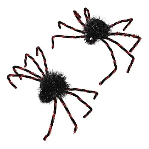 Produktbild: BESTYASH 2er Set Halloween Spinnen Dekoration Spider Brosche & Spider Slap Bracelet Gruselige Deko Für Karneval Fasching Halloween Party Perfekte Accessoires Für Spaß Und Grusel
