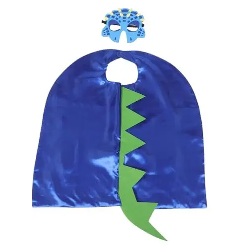Produktbild: BESTYASH Dinosaurier-umhang-masken-set für Jungen und Mädchen Halloween-party-kostüme für Jungen und Mädchen Verkleidungszubehör