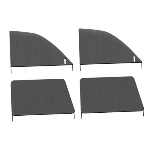 Produktbild: BESTYASH 1 Satz Moskitogitter Heckscheibenrollo Fensterrollos Vorhang Fenstervorhänge Auto-Sonnenschutz für Fensterbaby Sonnenschutz für Auto Universal Fensterabschirmung Wagen