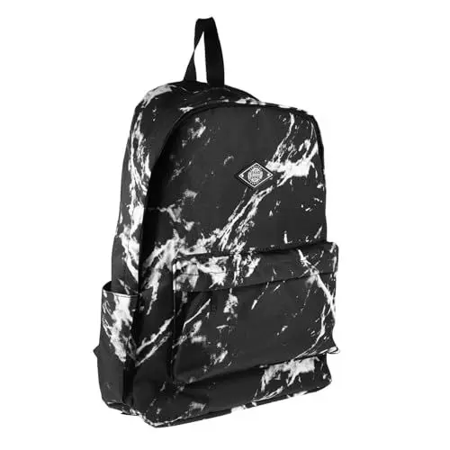 Produktbild: BESTYASH 1 Stück Schwarzer Doppelschulterrucksack Schwarzer Reiserucksack Schwarzer Rucksack Nylonrucksäcke Für Kinder