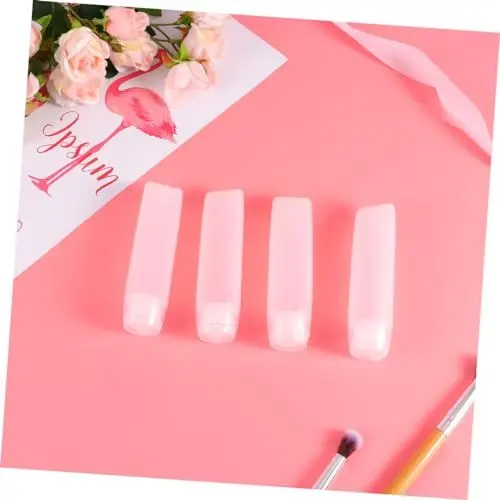 Produktbild: BESTYASH 4 Stück Leere Squeeze Kosmetikflaschen Wiederbefüllbare Tube Container für Reisen Auslaufsicher und Tragbar für Lotionen und Flüssigkeiten
