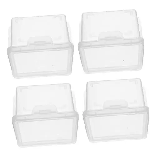 Produktbild: BESTYASH 4stücke Transparente Brotaufbewahrungsboxen Luftdicht Wiederverwendbare Kunststoffaufbewahrungsboxen Mit Deckel Für Selbstgebackenes Brot Und Sandwichbrot