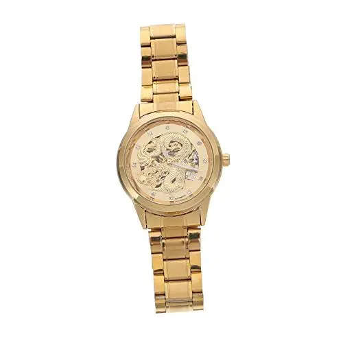 Produktbild: BESTYASH Herrenuhr Vollautomatische Uhr Mechanische Uhr Herren Armbanduhr Aus Metall Edelstahluhr Achten Sie Auf Männer Skelettuhr Uhren Männer Uhrengehäuse Rostfreier Stahl Kind Männlich