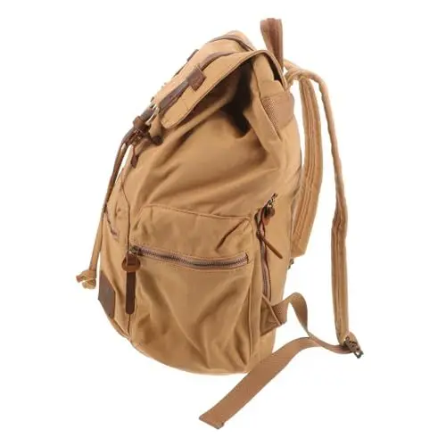 Produktbild: BESTYASH Canvas-Rucksack Für Herren Und Damen – Schul- Und Reisetasche Canvas 31 X 12 X 39 cm Rahmen Aus Hartlegierung Bequeme Träger Taschen
