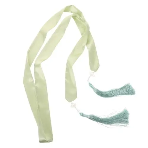 Produktbild: BESTYASH Verstellbares Stirnband mit Quasten und Anhänger Ästhetisches Haaraccessoire für Traditionelle Hochzeiten und Kulturelle Veranstaltungen Zartem Grün
