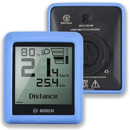 Produktbild: Besudo Silikon-Schutzhülle geeignet für Bosch Intuvia 100 Display(BHU3200) - Schutzrahmen Displayschutz für Bosch Intuvia 100 Display als Schutz vor Absturz in 3 Farben-37-K-GJ-C