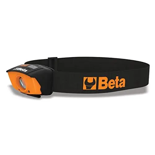 Produktbild: Beta 1836A LED-Stirnlampe, Wanderausrüstung (Kopflampe mit doppelter Leuchtstärke, praktische Abenteuer Stirnlampe mit berührungslosem Ein-/Aus-Sensor, enthält 3 AAA Batterien)