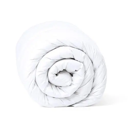 Produktbild: Amazinggirl Bettdecke Winterbettdecke 200 x 140 cm - Duvet Bett Decke Steppdecke Schlafdecke Steppbettdecke Quilt Bettzeug und Bettdecken mit Füllung aus Microfaser weiß