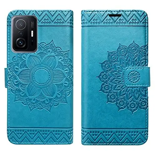 Produktbild: betterfon Hülle Kompatibel mit Xiaomi 11T / 11T Pro | Klapphülle Schutzhülle mit Kartenfächer Kompatibel für 11T / 11T Pro | Magnetverschluss Flip Case | Lila