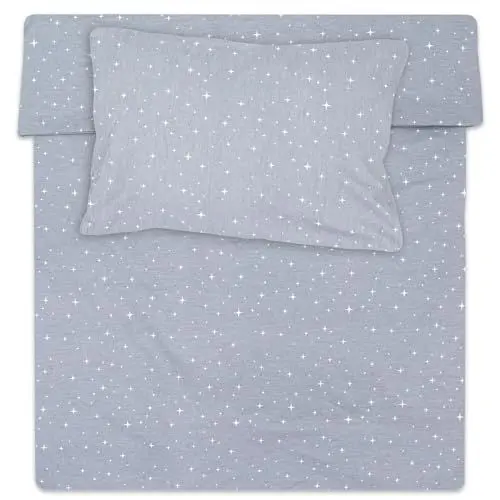 Produktbild: Bettwäsche 100x135 Kinder Baumwolle – Kinderbettwäsche Baby Jungen Mädchen Bettwäsche-Sets Bettbezug 100 x 135 cm Kissenbezug 40x60 Galaxie