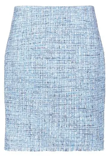 Produktbild: Betty Barclay Damen Business-Rock gerader Schnitt Light Blue/Dark Blue,44