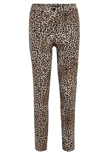 Produktbild: Betty Barclay Damen Businesshose mit Bügelfalte 46, Beige/Schwarz