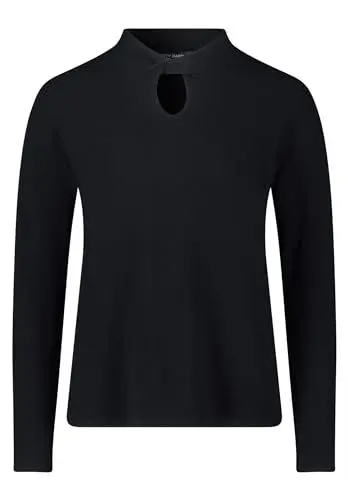 Produktbild: Betty Barclay Damen Feinstrickpullover mit Schleifenknoten Schwarz,38