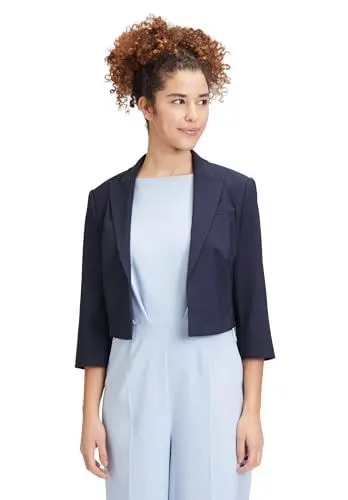 Produktbild: Betty Barclay Damen Kurzblazer mit 3/4 Arm dunkelblau,44
