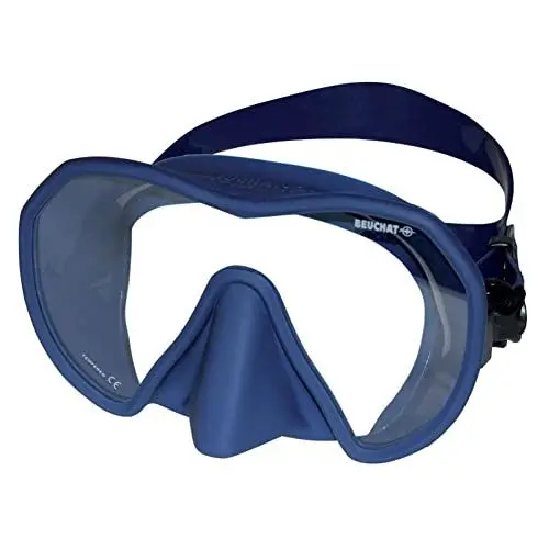 Produktbild: Beuchat Maxlux Tauchmaske S - für schmale Gesichtsformen (Farbe: blau)