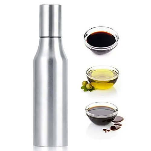 Produktbild: Beufee Ölspender für die Küche, Ölbehälter, Küche, Edelstahl, auslaufsicher, Olivenölbehälter, Olivenölspender, Flasche, Öldose (Große Größe 1000 ml)