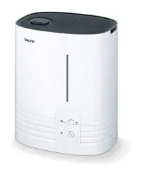 Produktbild: Beurer LB 55 Luftbefeuchter, mit hygienischer Warmwasser-Verdampfungstechnologie, für Räume bis 50 m², Kunststoff, Verdampfer, Weiß