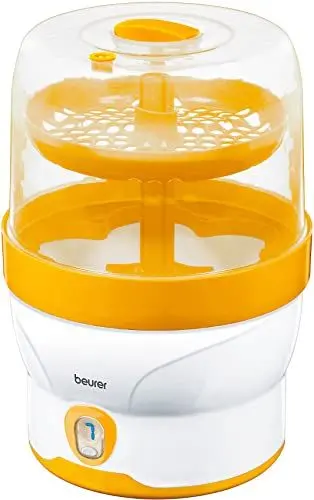 Produktbild: Beurer 953.08 BY 76 digitaler Dampfsterilisator, desinfiziert bis zu 6 Flaschen ohne chemische Zusätze, 1 Stück (1er Pack)