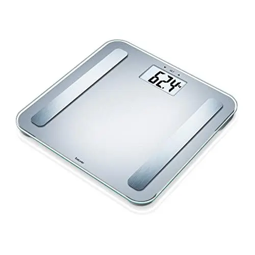 Produktbild: Beurer BF 183 Diagnosewaage, präzise Körperanalyse für bis zu 10 Personen, Messung von Gewicht, Körperfett, BMI, Muskelanteil und metabolischem Alter, großes XL-Display, Tragkraft bis 180 kg