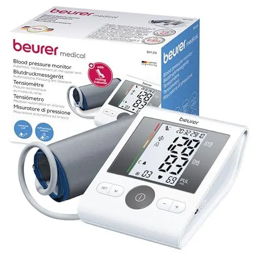 Produktbild: Beurer BM 28 Oberarm-Blutdruckmessgerät, weiß