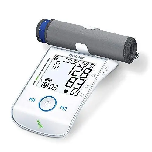 Produktbild: Beurer BM 85 digitales Oberarm-Blutdruckmessgerät, bluetoothfähig, mit Diagnose App und Ruheindikator