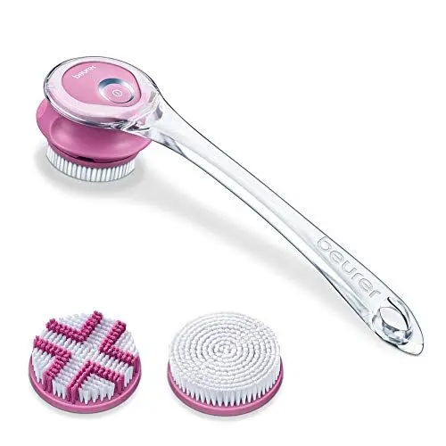 Produktbild: Beurer FC 55 Körperbürste mit abnehmbarem Handgriff, weiche Haut am ganzen Körper, für jeden Hauttyp, wasserfeste Body Brush