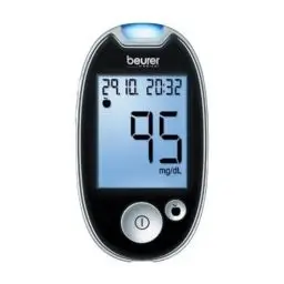 Produktbild: Beurer GL 44 mg/dl Blutzuckermessgerät, Schwarz