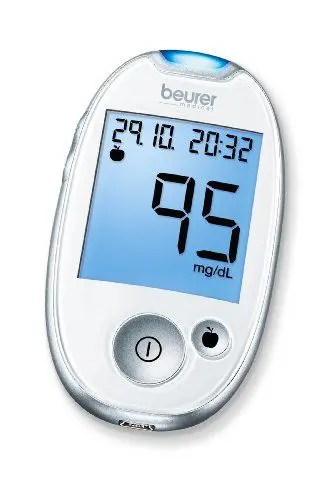 Produktbild: Beurer GL 44 mg/dl Blutzuckermessgerät, Weiß