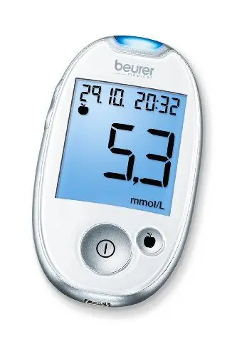 Produktbild: Beurer GL 44 mmol/l Blutzuckermessgerät, Weiß