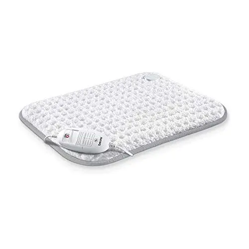 Produktbild: Beurer HK 42 - super flauschiges elektrisches Heizkissen, anwendbar für Rücken, Nacken, Schulter oder Bauch, made in Europe, 3 Temperaturstufen, maschinenwaschbar, 44x33 cm