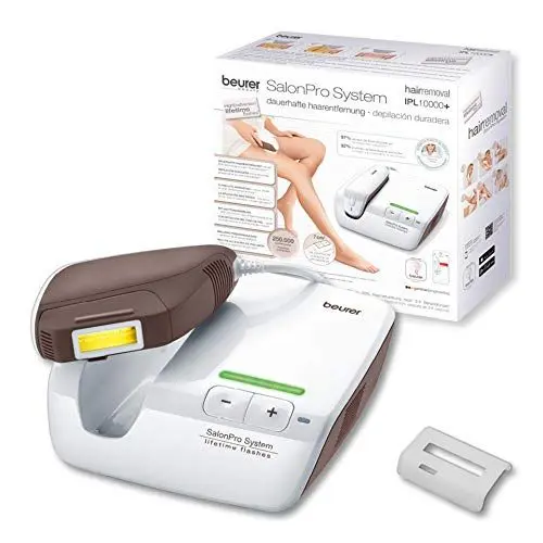 Produktbild: Beurer IPL 10000 plus, dauerhafte Haarentfernung, klinisch getestet, extra große Lichtfläche, 250.000 Lichtimpulse