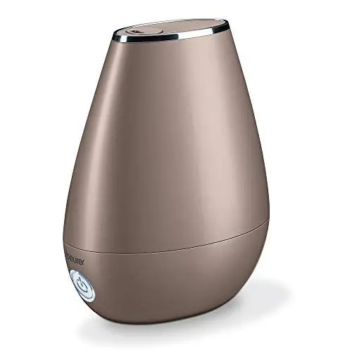 Produktbild: Beurer LB 37 Luftbefeuchter mit mikrofeiner Ultraschall-Zerstäubung, leiser Nachtmodus, Aromafunktion, toffee