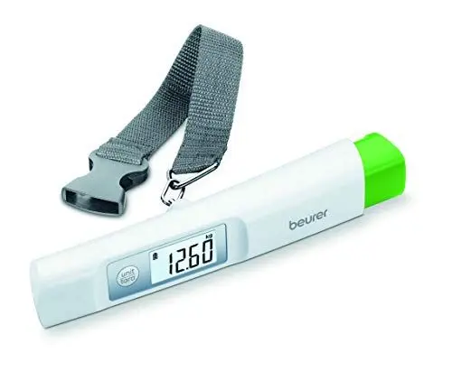 Produktbild: Beurer LS 20 eco Kofferwaage - batterielose, kleine und handliche Gepäckwaage, ideal für Flugreisen, umweltfreundlich und sparsam