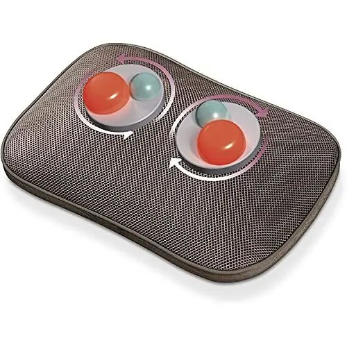 Produktbild: Beurer MG 147 Massagekissen, Rücken-Nacken-Massagegerät, Wärmefunktion, mit Handschalter, 4 Massageköpfe