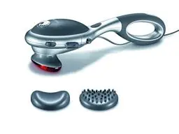 Produktbild: Beurer MG 70 Infrarot Massagegerät, Klopfmassage, zur Massage von Rücken, Nacken, Arme, Beine, zwei verschiedene Aufsätze, Infrarotwärmefunktion, (1er Pack)