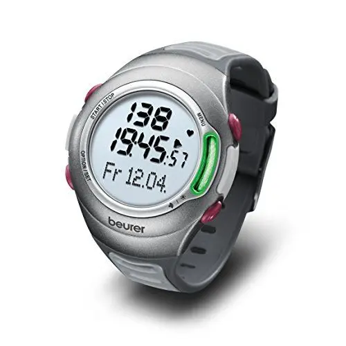 Produktbild: Beurer PM 70 Pulsuhr, Messung von Puls, Zeitmanagement, wasserdicht, Fahrradhalterung und PC-Schnittstelle, Fitnesstest