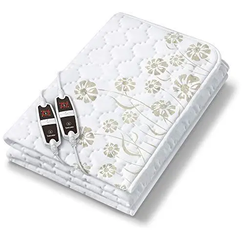 Produktbild: Beurer UB 68 XXL Doppel-Wärmeunterbett, 150 x 160 cm, 2 Temperaturzonen, 4 Temperaturstufen, Sicherheitssystem, Timerfunktion, maschinenwaschbar